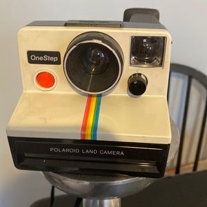 Vintage Polaroid Land Camera Rainbow One Step